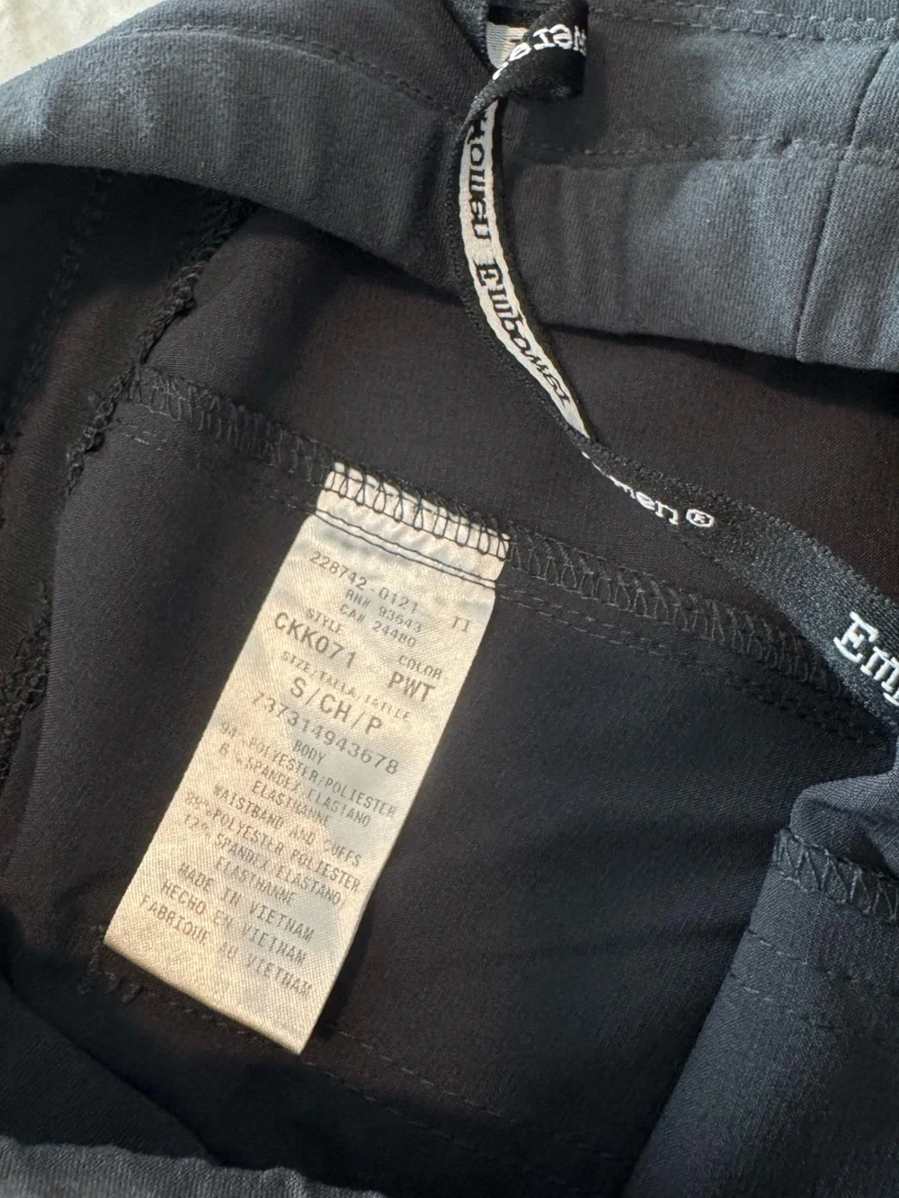 Dark Grey Scrub Jogger Pants